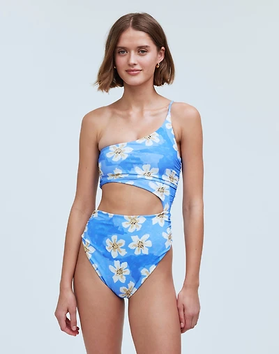 Zulu & Zephyr Hawaii Ruched One-Piece Swimsuit | Madewell