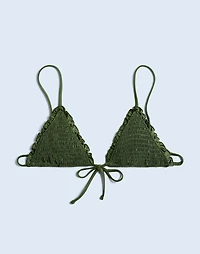 Frankies Bikinis Penny Satin Bikini Top | Madewell