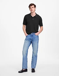 Three-Button Sweater Polo Shirt | Madewell