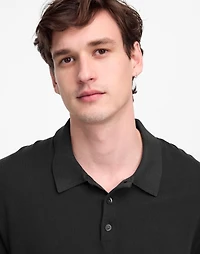 Three-Button Sweater Polo Shirt | Madewell