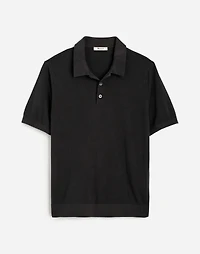 Three-Button Sweater Polo Shirt | Madewell