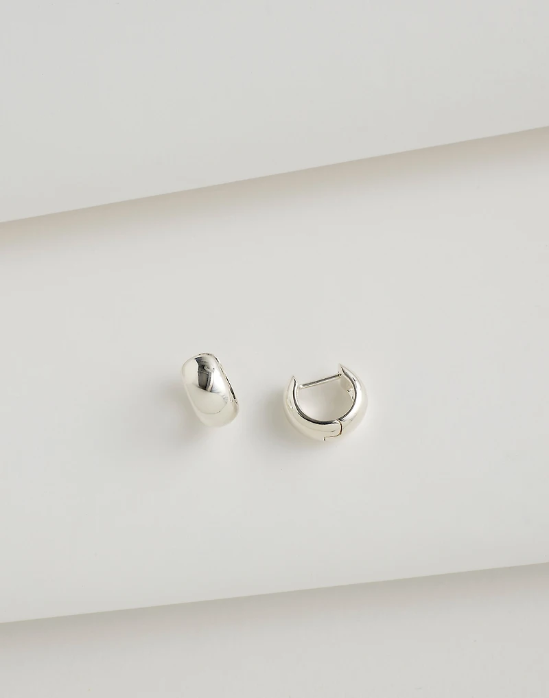 Demi-Fine Chunky Huggie Hoop Earrings | Madewell