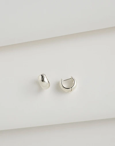 Demi-Fine Chunky Huggie Hoop Earrings | Madewell