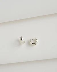 Demi-Fine Chunky Huggie Hoop Earrings | Madewell