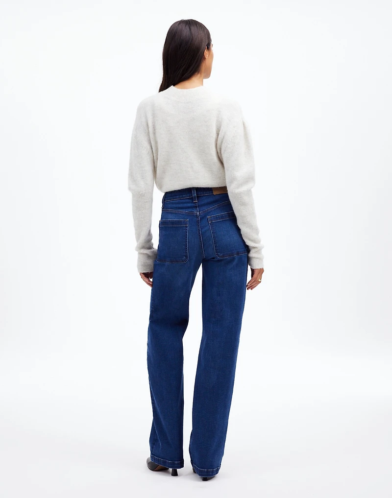 The Emmett Wide-Leg Full Length Jean: Patch Pocket Edition | Madewell