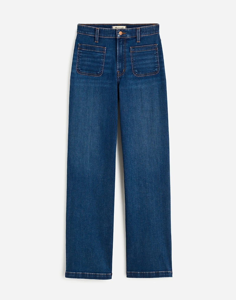 The Emmett Wide-Leg Full Length Jean: Patch Pocket Edition | Madewell