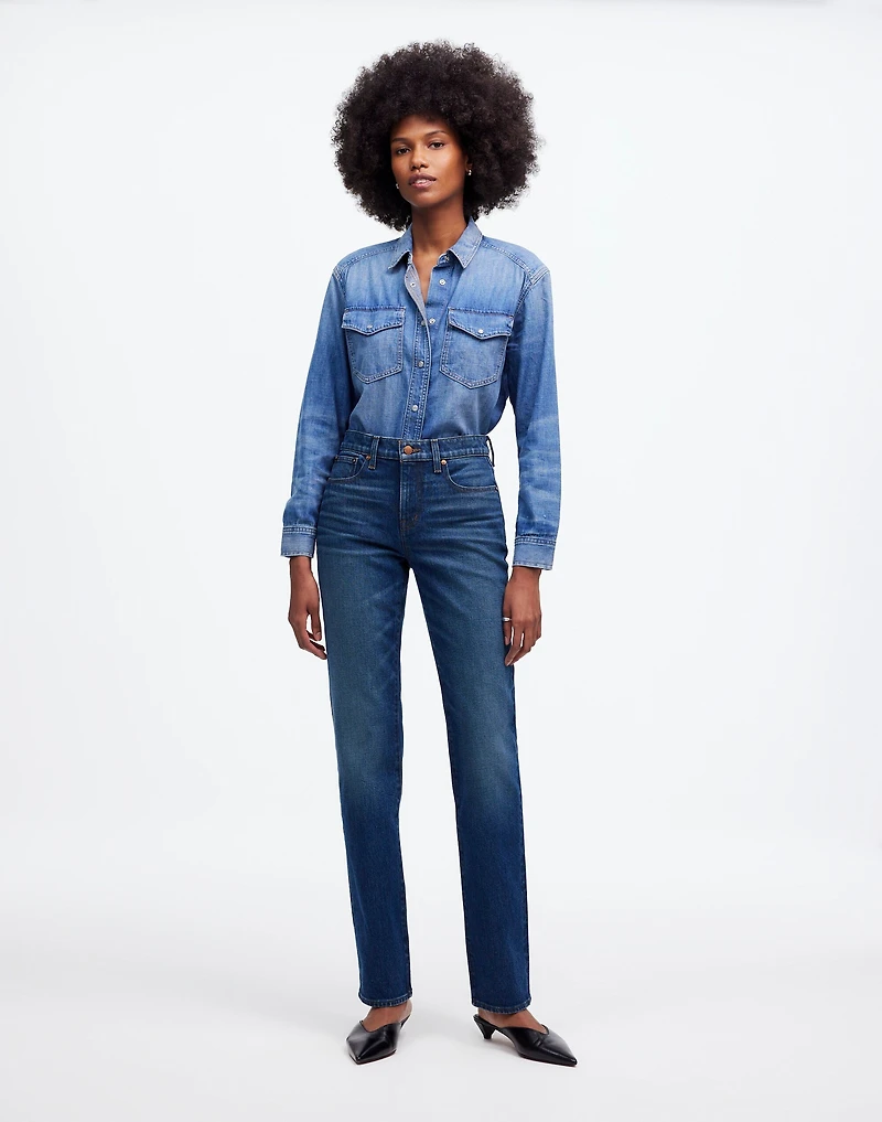 The '90s Straight Mid-Rise Jean | Madewell