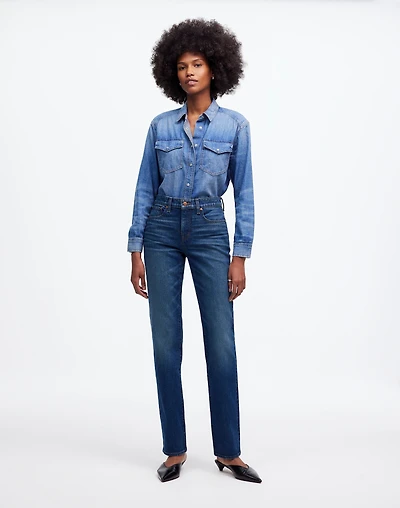 The '90s Straight Mid-Rise Jean | Madewell