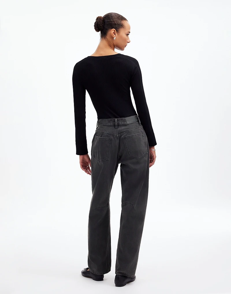 The Darted Barrel-Leg Jean | Madewell