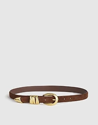 Triple Metal Keeper Belt | Madewell