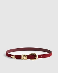 Triple Metal Keeper Belt | Madewell