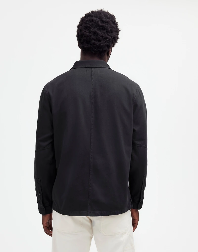 Garment-Dyed Straight-Hem Work Shirt | Madewell