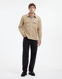 Garment-Dyed Straight-Hem Work Shirt | Madewell