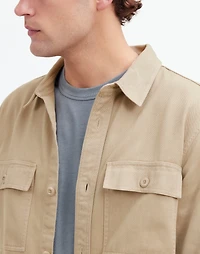 Garment-Dyed Straight-Hem Work Shirt | Madewell