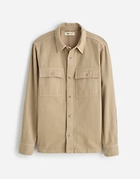 Garment-Dyed Straight-Hem Work Shirt | Madewell