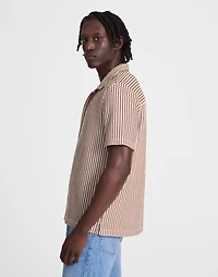 Textured-Knit Short-Sleeve Shirt | Madewell