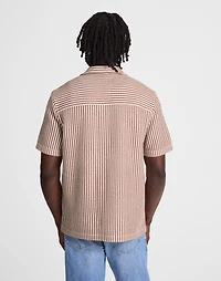 Textured-Knit Short-Sleeve Shirt | Madewell