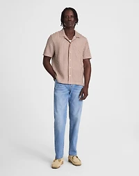 Textured-Knit Short-Sleeve Shirt | Madewell