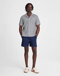 Textured-Knit Short-Sleeve Shirt
