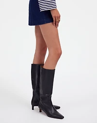 The Dimes Kitten-Heel Knee Boot | Madewell