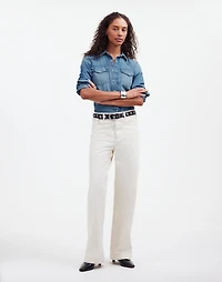 Denim Western Shirt in Lincroft Wash | Madewell