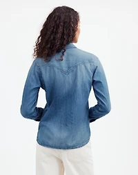 Denim Western Shirt in Lincroft Wash | Madewell
