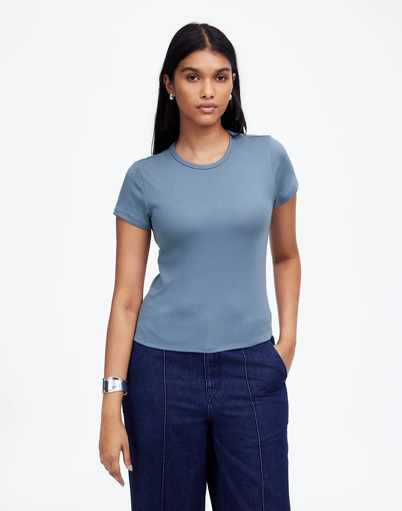 Drapey Rib Tee | Madewell
