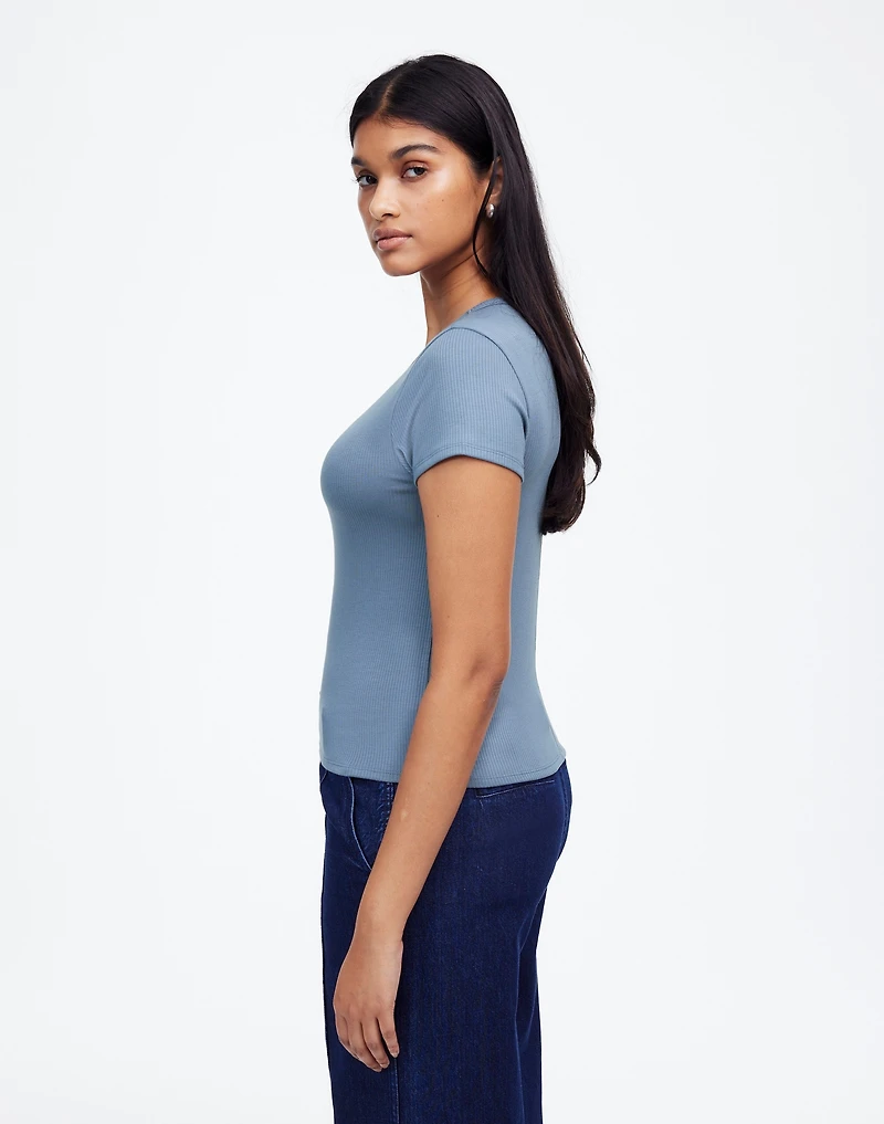 Drapey Rib Tee | Madewell