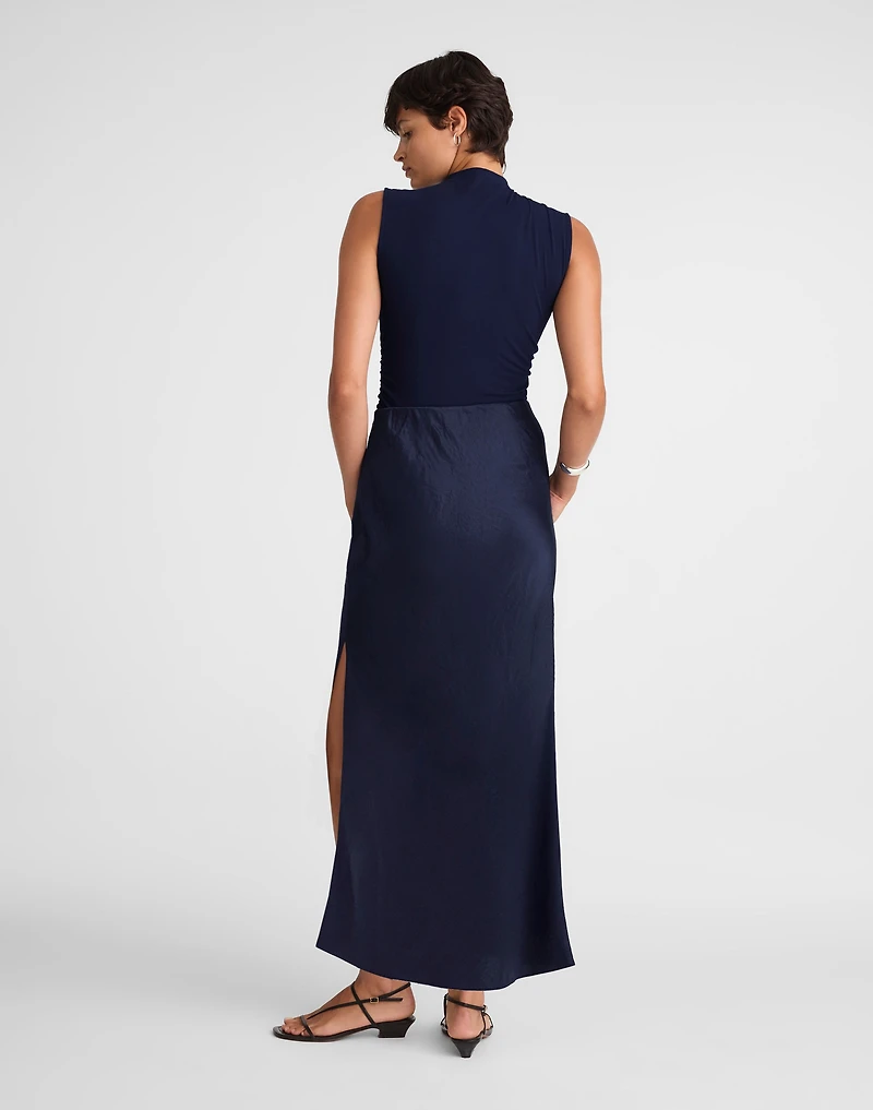 Satin Maxi Slip Skirt | Madewell