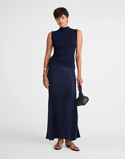 Satin Maxi Slip Skirt | Madewell