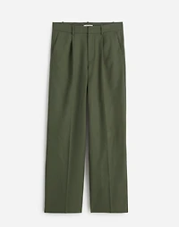 Slouchy Straight Pants Drapey Twill | Madewell