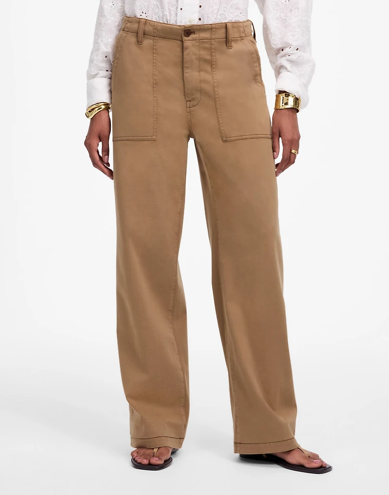 Low-Slung Baggy Utility Pants