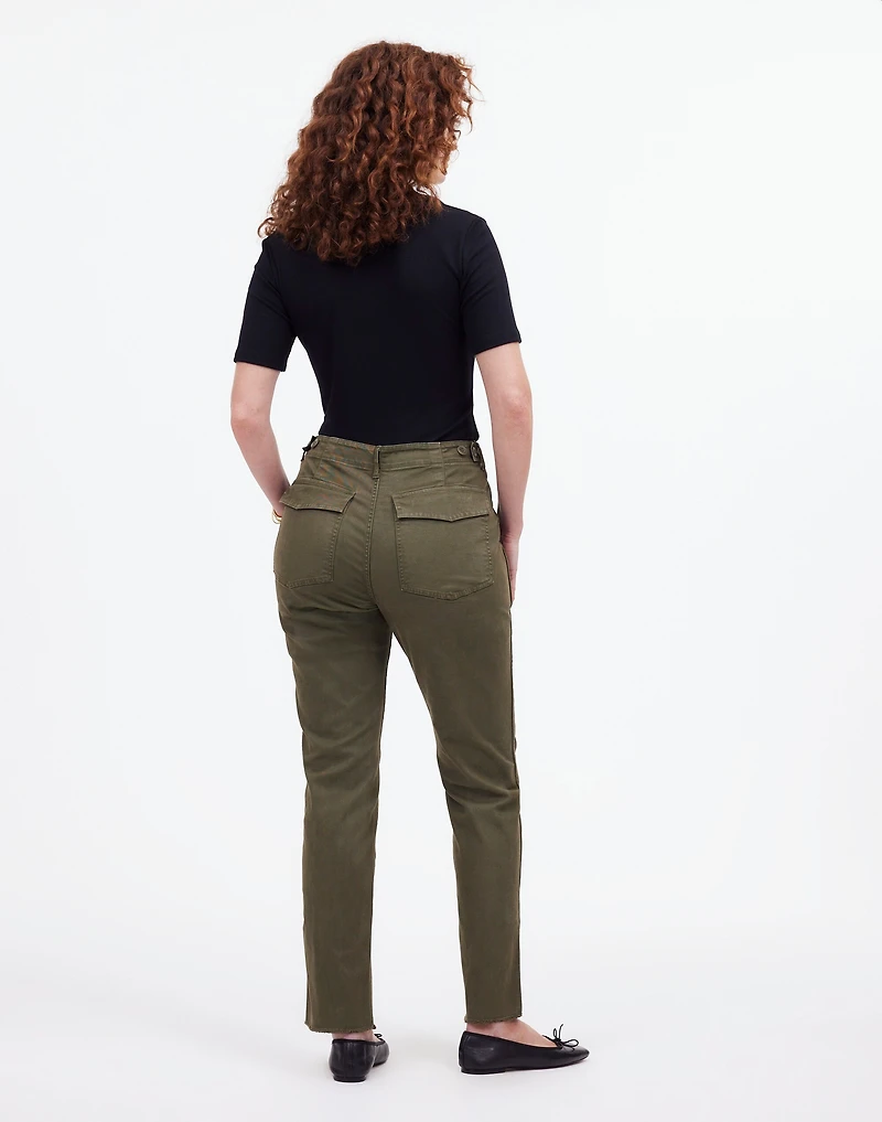 The Curvy Slim Straight Trouser Pant Garment Dye | Madewell