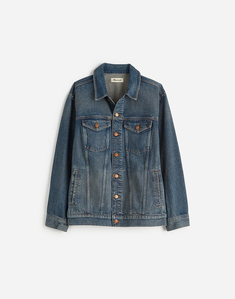 Button-Front Denim Jacket Charleston Wash | Madewell