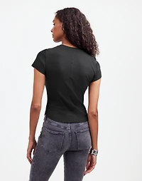 (Re)generative Cotton Ribbed Crewneck Tee | Madewell
