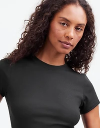 (Re)generative Cotton Ribbed Crewneck Tee | Madewell