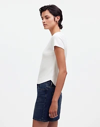 (Re)generative Cotton Ribbed Crewneck Tee | Madewell