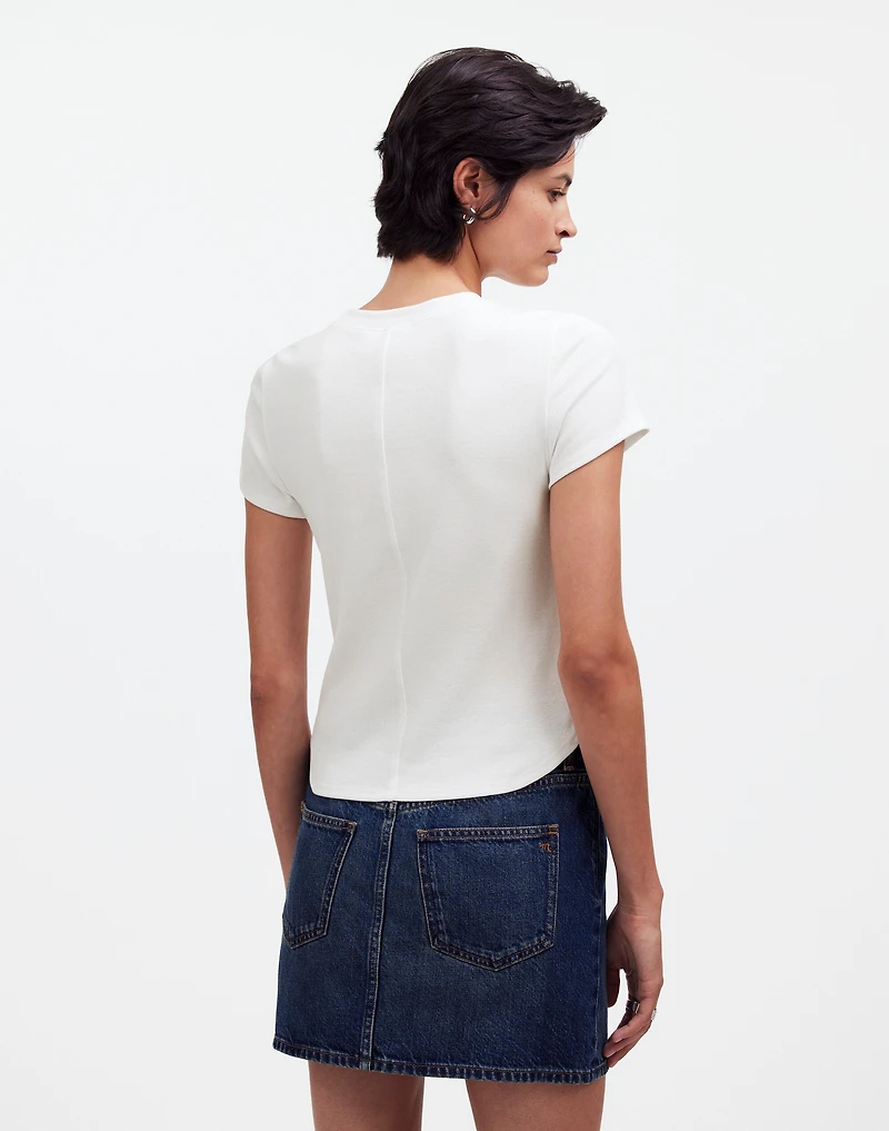 (Re)generative Cotton Ribbed Crewneck Tee | Madewell
