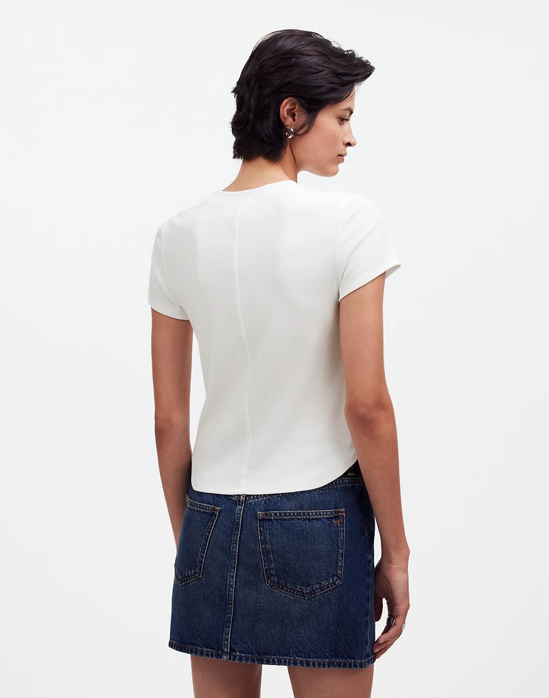 (Re)generative Cotton Ribbed Crewneck Tee | Madewell