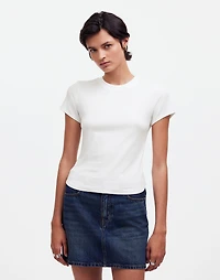 (Re)generative Cotton Ribbed Crewneck Tee | Madewell
