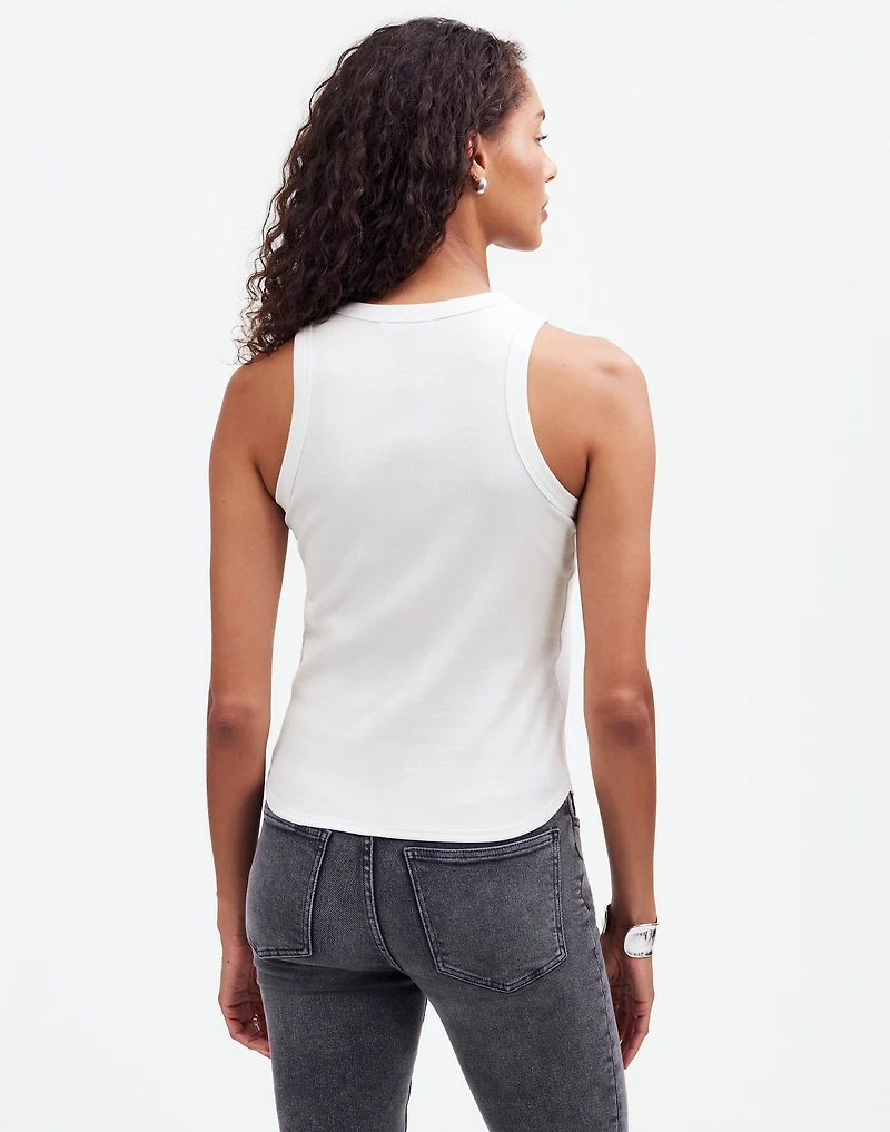 (Re)generative Cotton Ribbed Cutaway Tank | Madewell