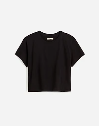 The Boxy-Crop Tee Soft Slub | Madewell