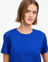 Slub Boxy-Crop Tee | Madewell