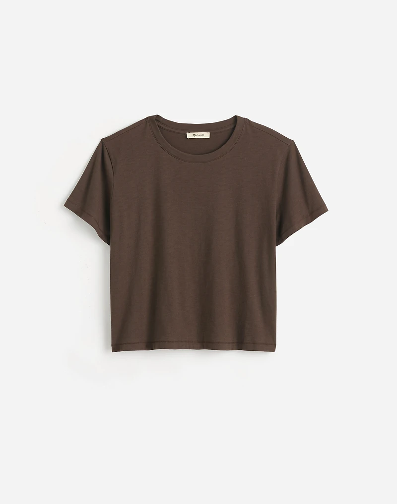 Slub Boxy-Crop Tee | Madewell