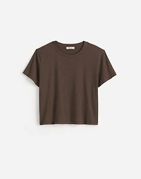 Slub Boxy-Crop Tee | Madewell