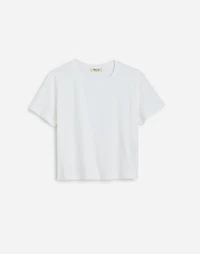 Slub Boxy-Crop Tee | Madewell
