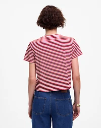 Slub Boxy-Crop Tee | Madewell