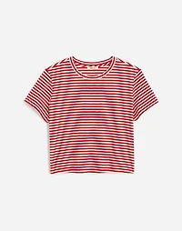 Slub Boxy-Crop Tee | Madewell