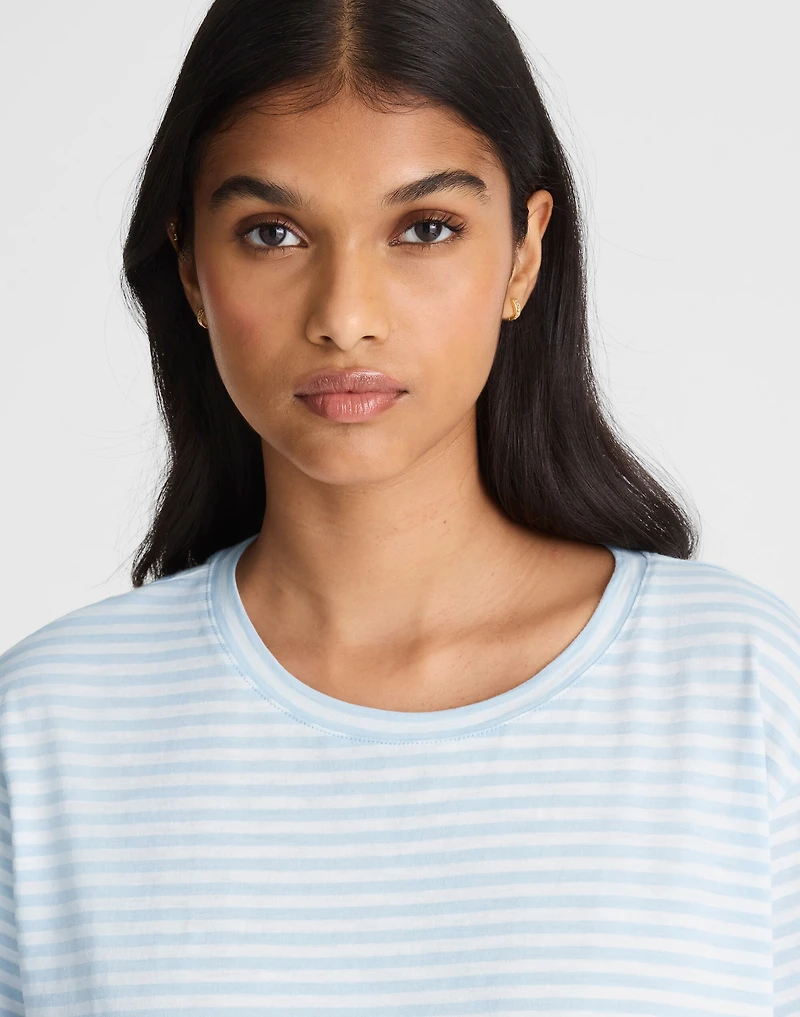 Slub Boxy-Crop Tee | Madewell