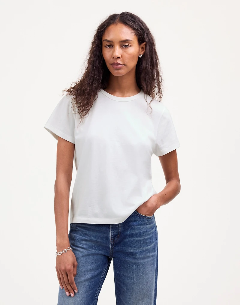 The Perfect Crewneck Tee Cotton | Madewell